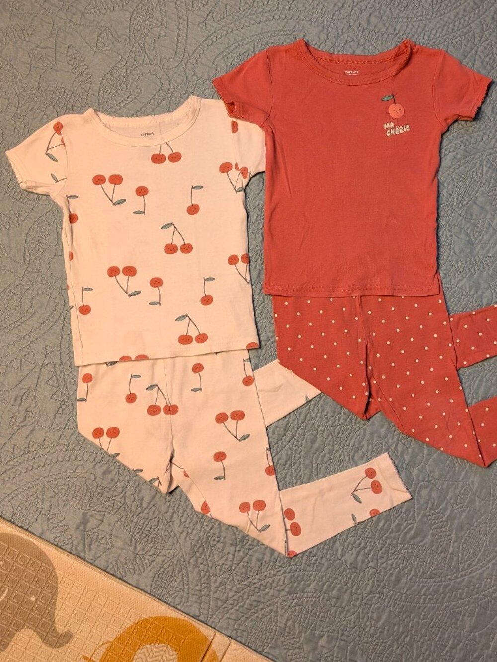 Carter Cherry Pajamas Toddler Size 5T